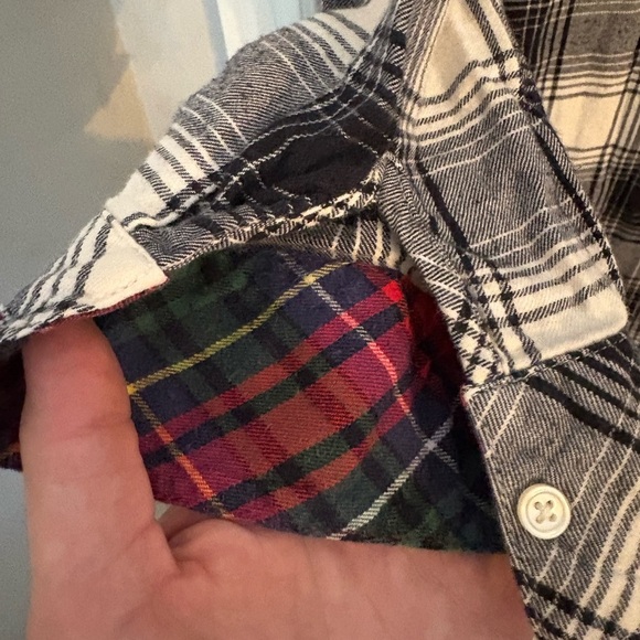 Lauren Ralph Lauren Black and White Plaid Long Sleeve Dress women’s medium. - Picture 8 of 9